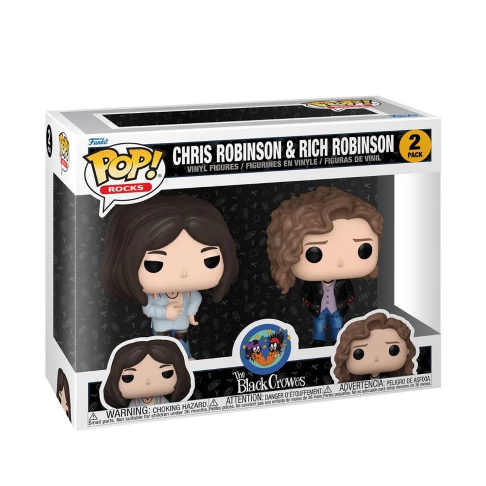 NIB Funko Pop! 2-Pack The Black Crowes: Chris Robinson & Rich Robinson
